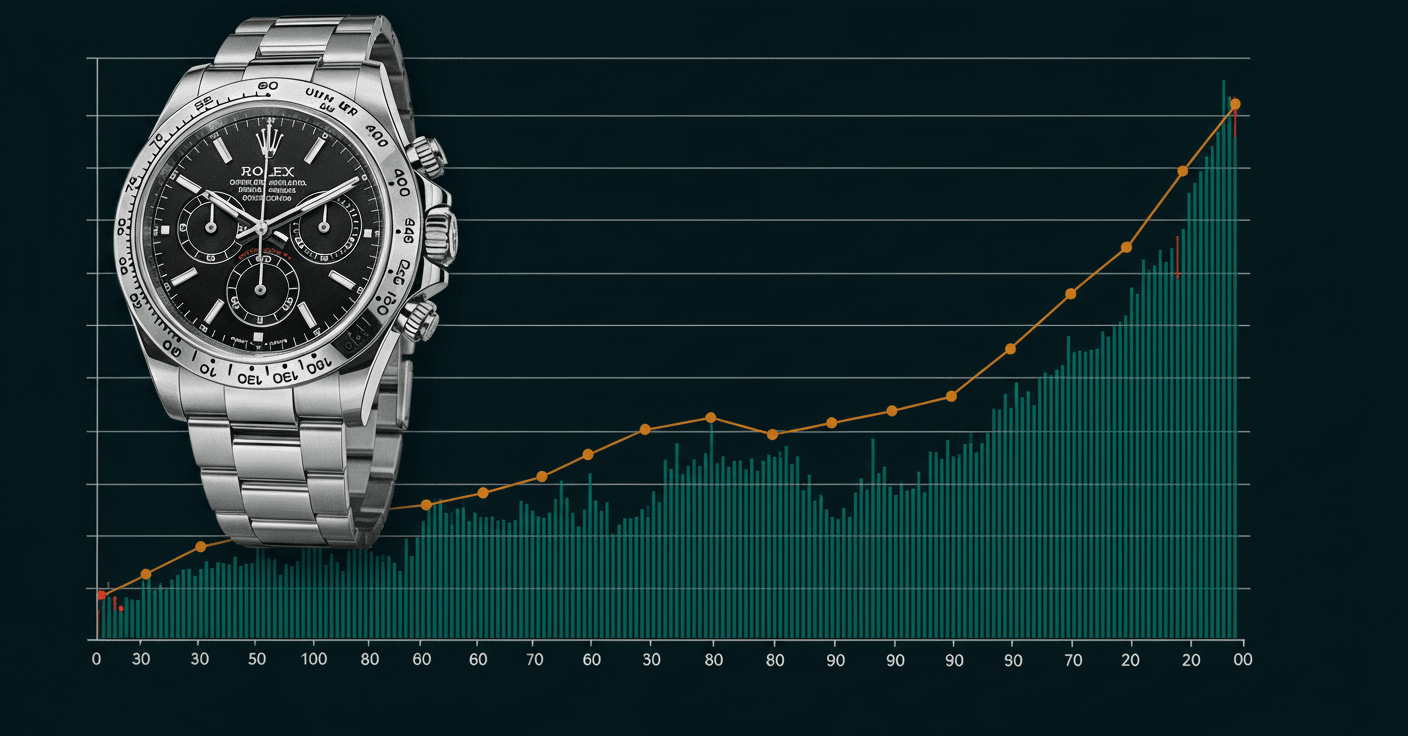 Rolex Market Price Evolution 2010-2025: Comprehensive Analysis of 555% Price Growth cover